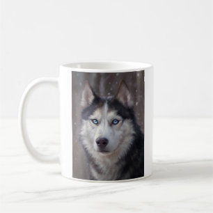 Siberian husky kaffemugg