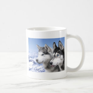 Siberian husky kaffemugg
