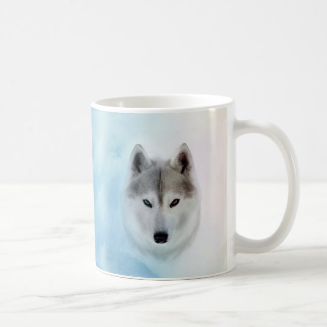 Siberian husky kaffemugg (Höger)