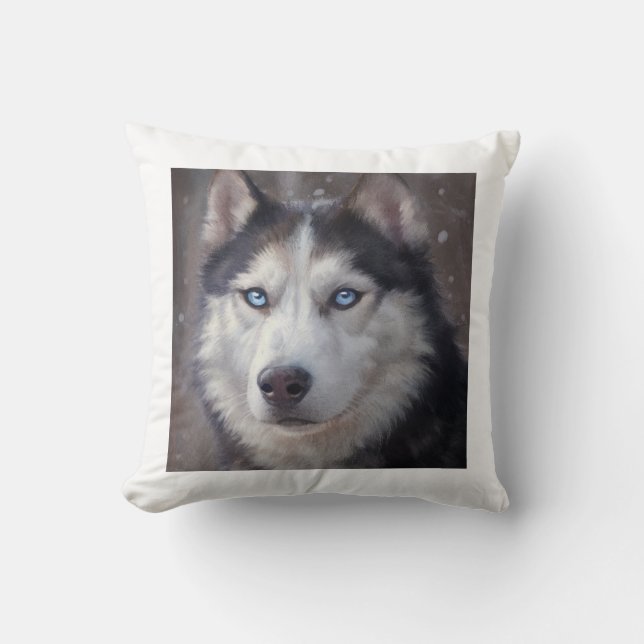 Siberian husky kudde (Framsida)