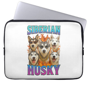 Siberian husky laptop fodral