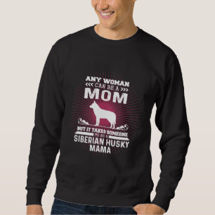 Siberian husky Mamma Lång Ärmad Tröja