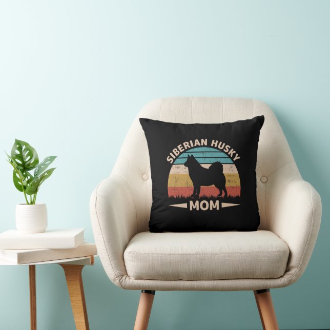 Siberian husky Mamma Speciell Bond Husky Mamma Kudde (Stol)