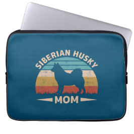 Siberian husky Mamma Speciell Bond Husky Mamma Laptop Fodral