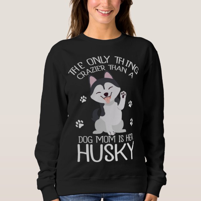 Siberian Husky Mom Dog Husky Owner T Shirt (Framsida)