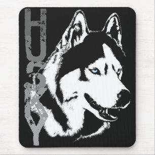 siberian husky Mousepad ger Malamute Varg Hundar Musmatta