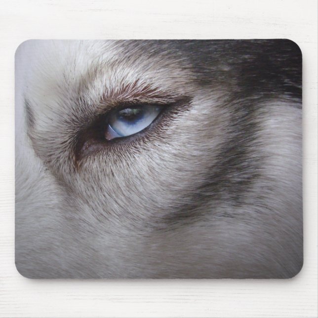 Siberian husky Mousepad Gifts Malamute Sled Hundar Musmatta (Framsidan)