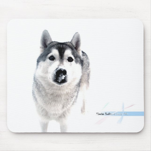 Siberian Husky Mousepad Musmatta (Framsidan)