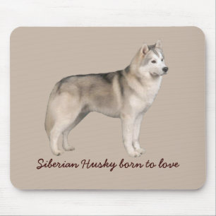 Siberian husky Mousepad Musmatta