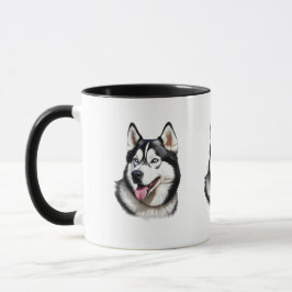 Siberian husky Mugg