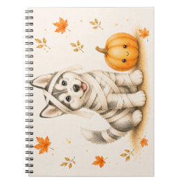 Siberian Husky-mumie Halloween Anteckningsbok