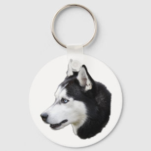 siberian husky nyckelring