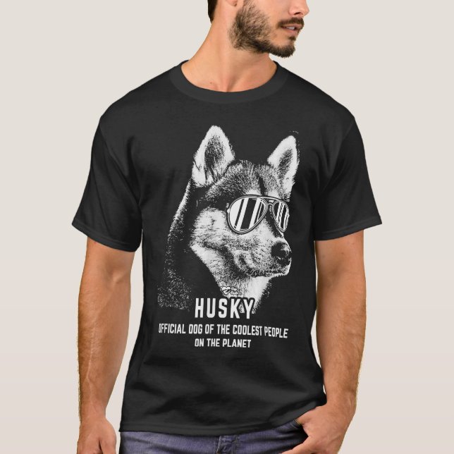 Siberian Husky Official Dog Of The Coolest T Shirt (Framsida)