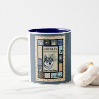 Siberian husky Owner Älskare Funny Keepsaki Quilt