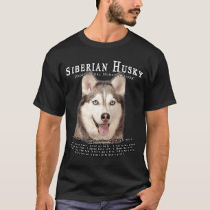 Siberian husky Owner Human Trainer T Shirt