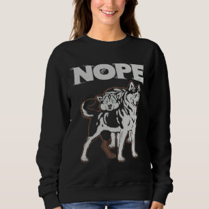 Siberian husky Owner Husky Says Nope Husky Kärlek T Shirt