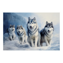 Siberian husky-paket