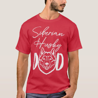 Siberian husky Pappa Husky pappa Husky Owner Huski T Shirt