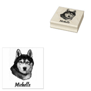 Siberian husky Personlig Stämpel