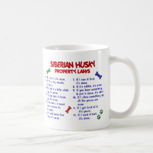 SIBERIAN HUSKY PL2 KAFFEMUGG