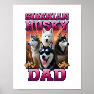 Siberian husky poster