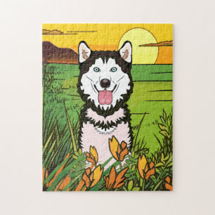 Siberian Husky Pussel