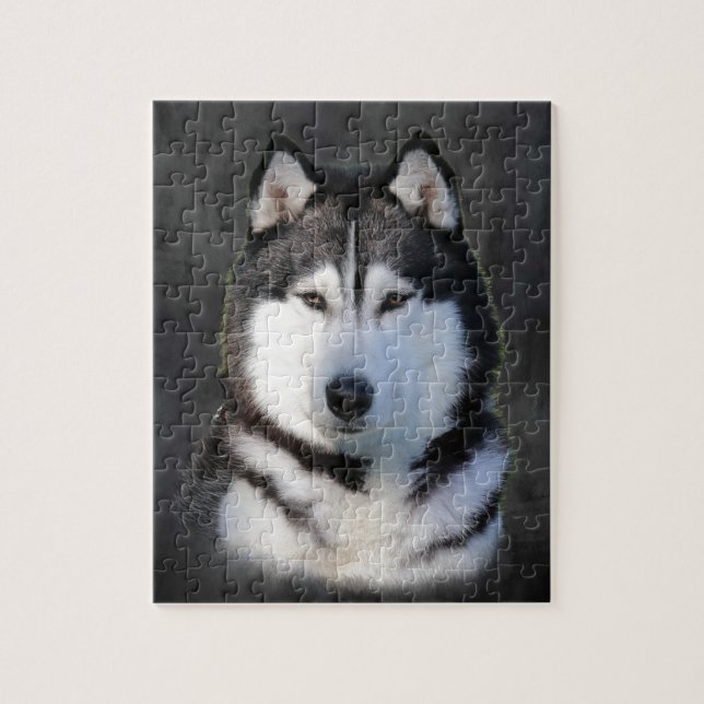 Siberian husky pussel (Vertikal)