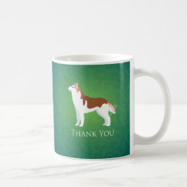 Siberian husky - Röd - Tack design Kaffemugg