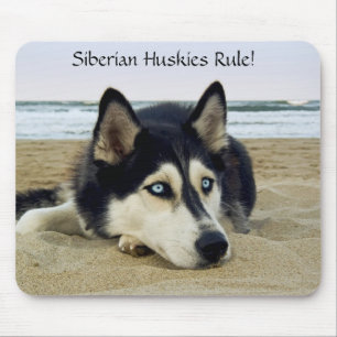 Siberian husky Rule Mousepad Musmatta