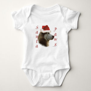 Siberian husky Santa Tassar Tee Shirt