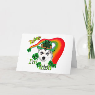 Siberian husky St patricks day Kort