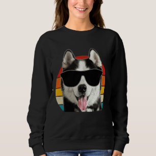Siberian husky Sunglasses Funny T Shirt