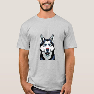 Siberian husky t shirt