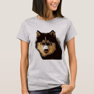 Siberian husky t shirt