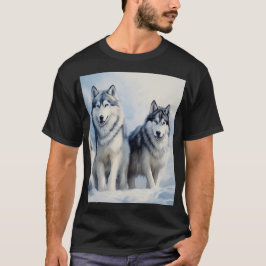 Siberian husky t shirt