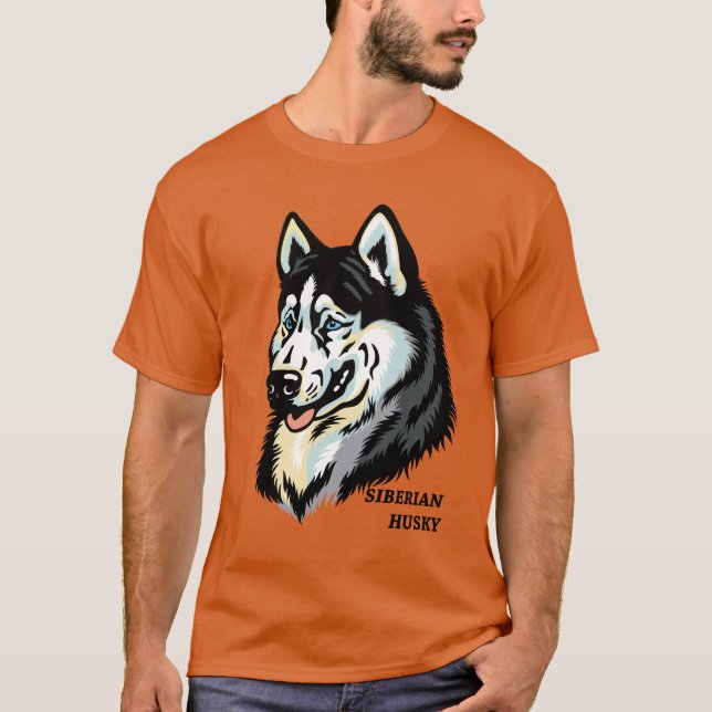 siberian husky tee (Framsida)