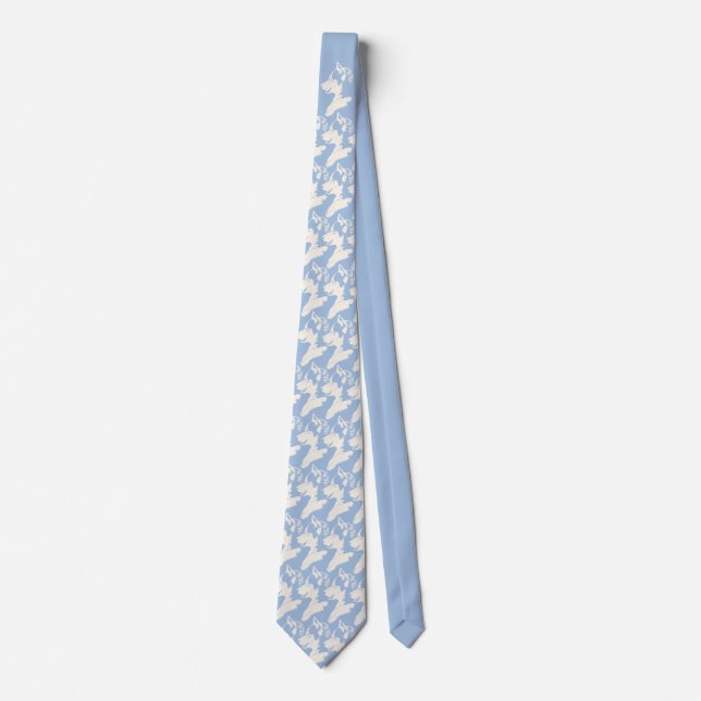 Siberian husky Ties Snyggt Alaska Malamute Ties Slips (Framsida)