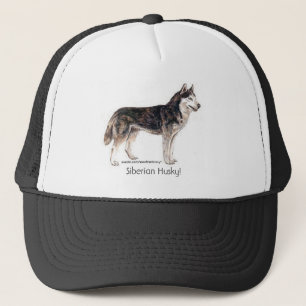 Siberian husky! truckerkeps