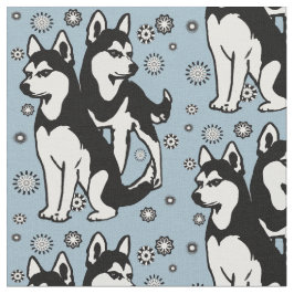 Siberian husky tyg