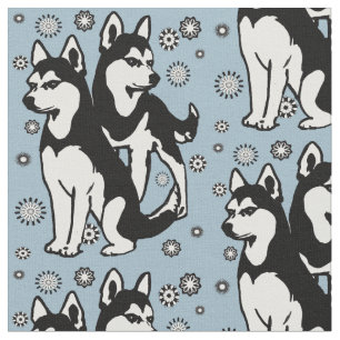 Siberian husky tyg