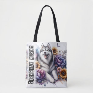 Siberian husky tygkasse