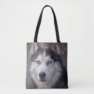 Siberian husky tygkasse