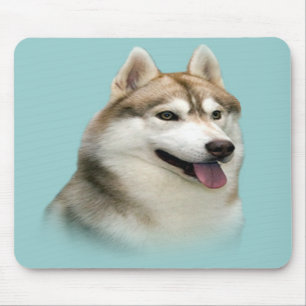 Siberian husky ursnygga Mousepad Musmatta