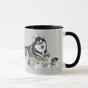 Siberian husky & valpmugg mugg