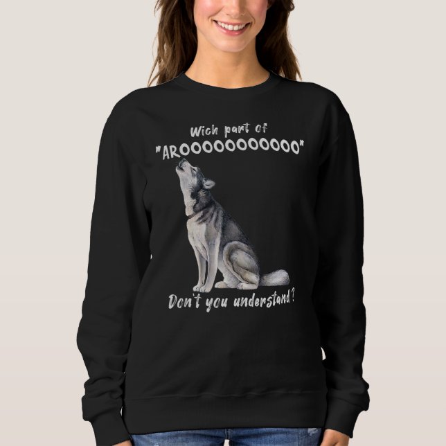 Siberian husky, vilken del av Arooo.. T Shirt (Framsida)