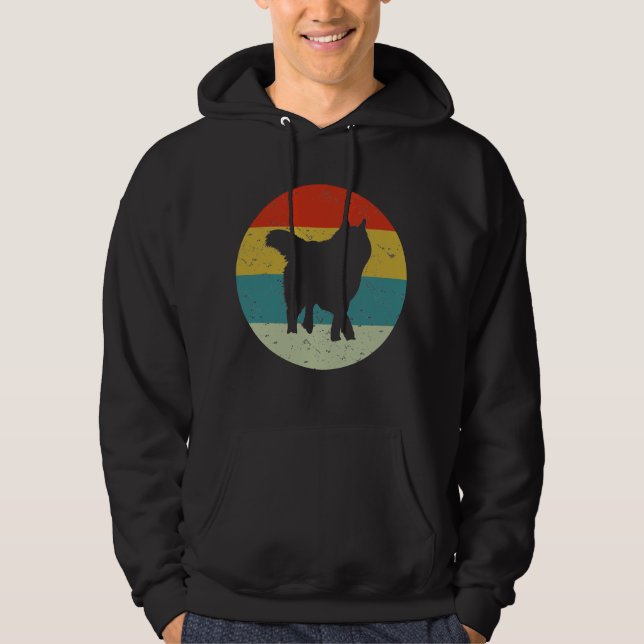 siberian husky vintage hoodie (Framsida)
