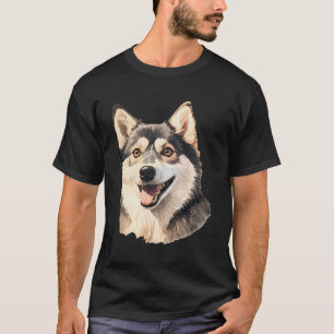 Siberian husky Vintage Stil T Shirt
