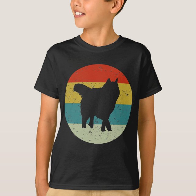 siberian husky vintage t shirt (Framsida)