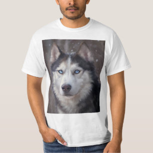 Siberian husky Winter T Shirt
