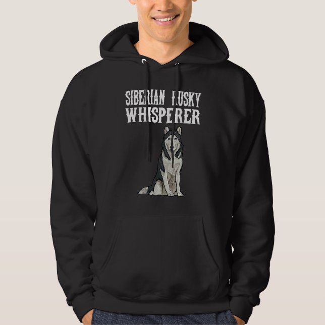 Siberian Husky Wisperer  Dog Hoodie (Framsida)
